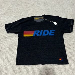 RIDE LOGO TEE - CHARCOAL